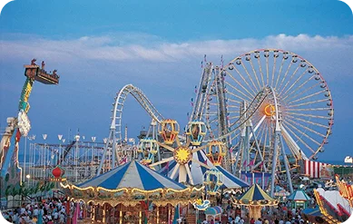 Website - Amusement Parks - Amusement Park Header Illustration
